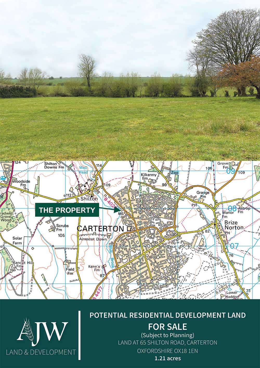 Land at Carterton, Oxon1.21 acres AJW Land & Development