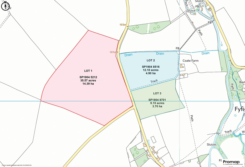 Ajw-land-and-development-southrop-Lotting-plan