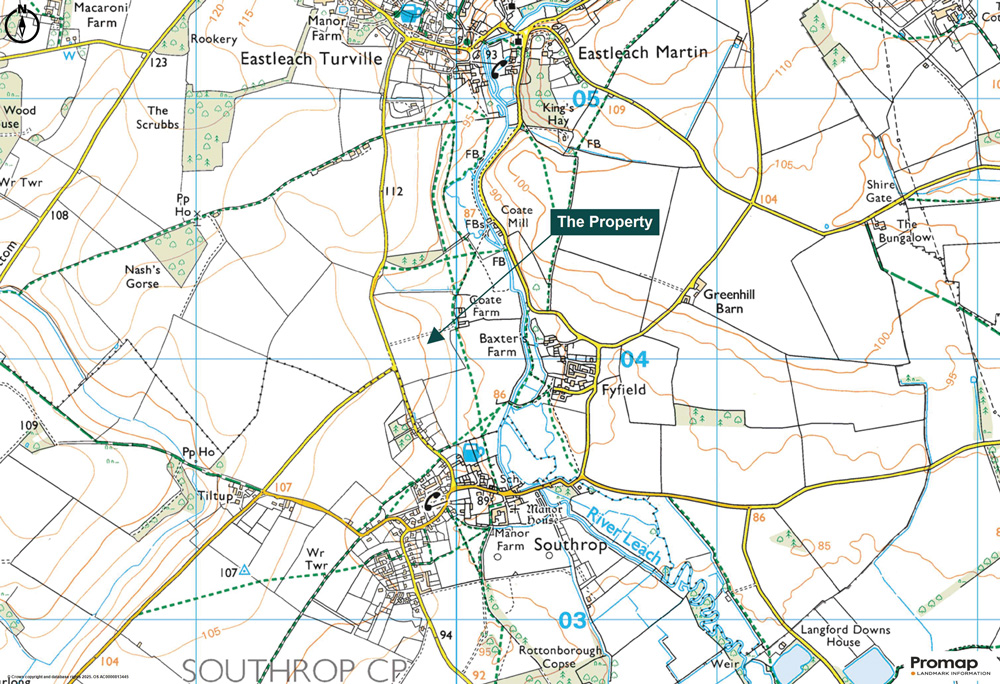 Ajw-land-and-development-southrop-location-plan