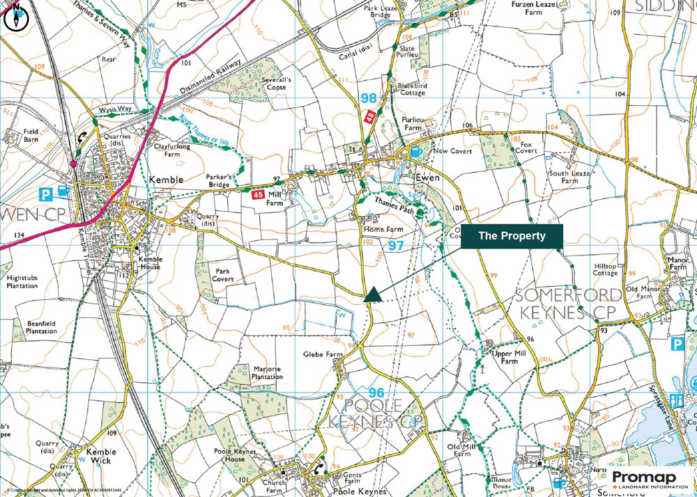 AJW-Land-and-Development-ewen-cirencester-location-plan